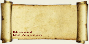 Jasmina Blagojević vizit kartica